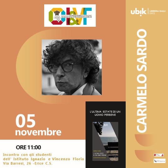 Al via all’istituto “Florio” di Erice la rassegna “Libri-Amo-Ci”: Carmelo Sardo presenta…